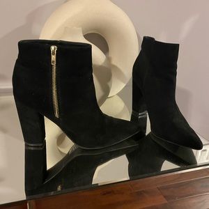 Forever 21 Faux Suede Booties